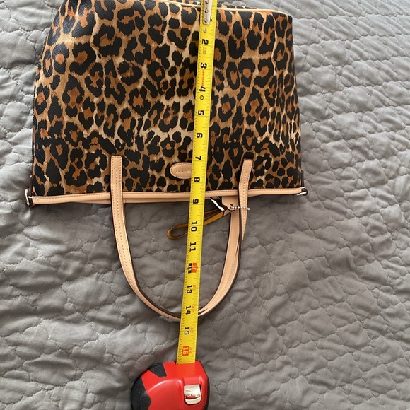 COACH PEYTON OCELOT PRINT TOP HANDLE TOTE - Picture 7 of 8